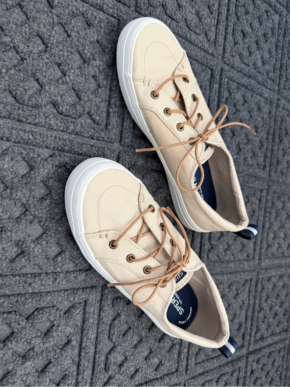 Sperry Crest Vibe Sneaker Oat Size 8M
